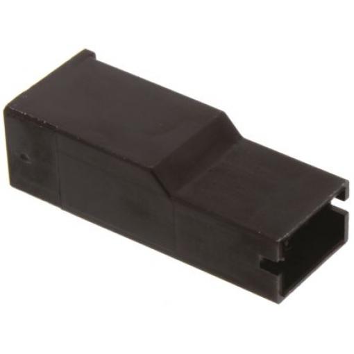 Pouzdro krimpovací svorky, řada: Positive Lock .250, počet kontaktů: 1, Polyamid, Černá TE Connectivity