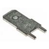 TE Connectivity Zásuvný konektor, řada: FASTON .250 Neizolované, 6.35 x 0.83 mm, Šedá Vnější, celková délka: 15.8 mm,