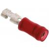 TE Connectivity Zásuvný konektor, řada: PIDG FASTON .110 Izolované, 2.79 x 0.51 mm, Červená Vnitřní, celková délka: 0.8