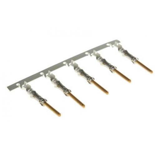 TE Connectivity Krimpovací svorka, řada: Type III, Vnější Krimpovací, pokovení: Zlatá, max. AWG: 16 AWG, pro použití s: