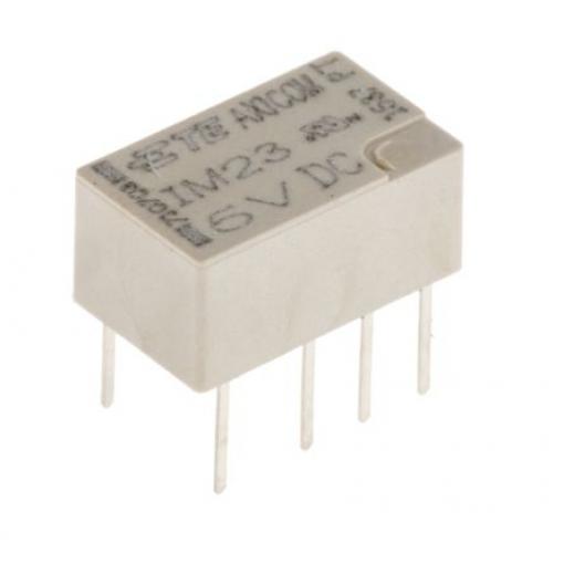 TE Connectivity Signálové relé DPDT Montáž na plošný spoj 2 A 5 V dc IM