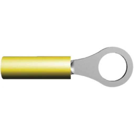 Očková koncovka, řada: PIDG, pokovení: Cín, M3.5, Žlutá, 105 °C, min. AWG: 26 AWG, max. AWG: 22 AWG, Izolované, TE