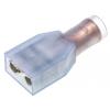 TE Connectivity Zásuvný konektor, řada: PIDG FASTON .250 Izolované, 6.35 x 0.81 mm, Modrá Vnitřní, celková délka: 21.5