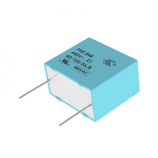 Vrstvové kondenzátory, řada: PHE844 X1 680 nF ±20 % 1 kV dc 440 V ac, Průchozí otvor 0.8 mm KEMET