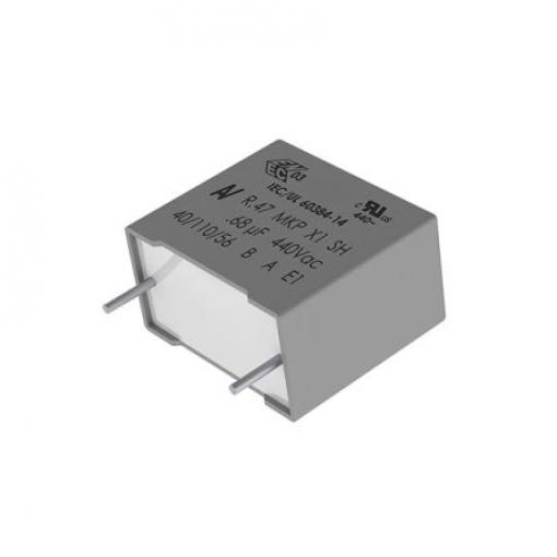Vrstvové kondenzátory, řada: R47 X1 X1 2.2 μF ±10 % 1000 V dc 440 V ac, Průchozí otvor 1 mm KEMET