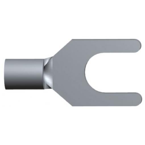 Krimpovací plochý konektor, řada: 130519, Neizolované, M4, max. AWG: 16 AWG, min. AWG: 22 AWG, TE Connectivity
