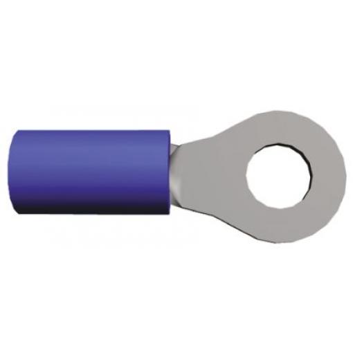 Krimpovací kroužková svorka, řada: PLASTI-GRIP, pokovení: Cín, M4, Modrá, max. AWG: 14AWG, izolovaná, min. AWG: 16AWG,