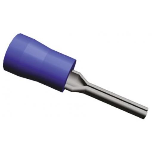 Krimpovací kolíkový konektor, řada: PLASTI-GRIP Izolované, pokovení: Cín, průměr kolíku: 1.8 mm barva Modrá, max. AWG: