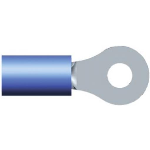 Očková koncovka, řada: PIDG, pokovení: Cín, M3.5, Modrá, 105 °C, min. AWG: 16 AWG, max. AWG: 14 AWG, Izolované, TE