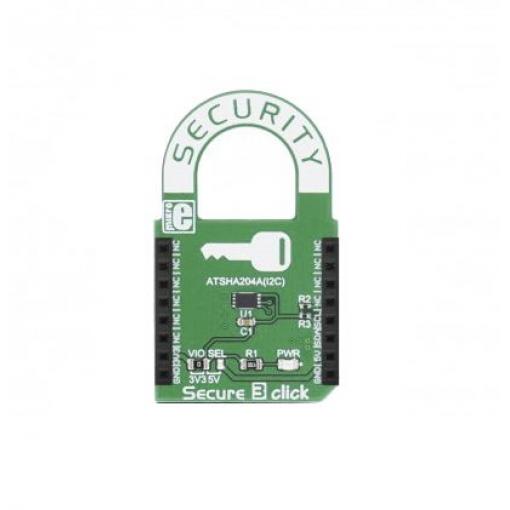 MikroElektronika Vývojová sada pro paměti MIKROE-2761, Secure 3 Click, klasifikace: Přídavná deska EEPROM