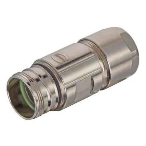 Pouzdro, Kabel, velikost: M23 HARTING, orientace těla: Rovný, řada: Han M23, IP67, IP69K, materiál pouzdra: Měď, typ