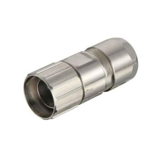 Pouzdro, Kabel, velikost: M23 HARTING, orientace těla: Rovný, řada: Han M23, IP69K, IP67, materiál pouzdra: Měď