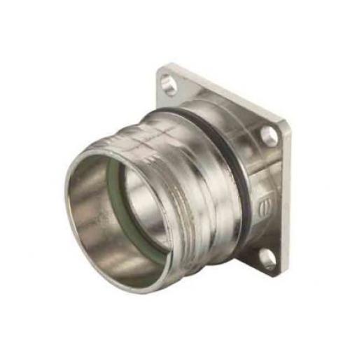 Pouzdro, Montáž přepážky, velikost: M23 HARTING, orientace těla: Rovný, řada: Han M23, IP67, IP69K, materiál pouzdra: