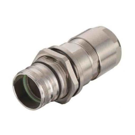 Pouzdro, Kabel, velikost: M23 HARTING, orientace těla: Rovný, řada: Han M23, IP67, IP69K, materiál pouzdra: Měď, typ