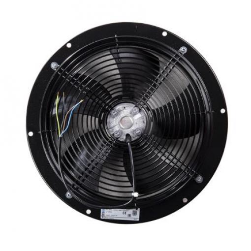 ebm-papst Axiální ventilátor, řada: S, průtok vzduchu: 2072.8 m³/h 90 W 230V ac 600 mA IP44 110 mm 397mm 110 mm