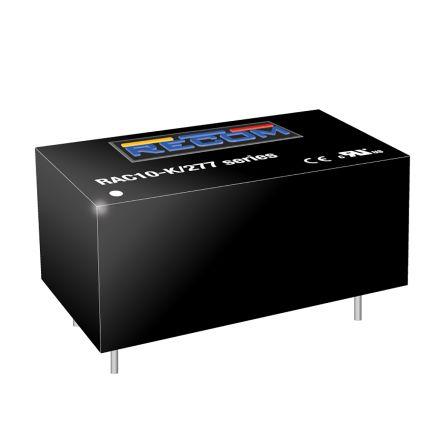Spínaný napájecí zdroj, počet výstupů: 1 24V dc Montáž na plošný spoj 10 W RAC10-K/277 Recom 305V ac