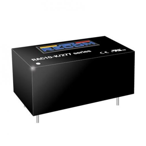 Spínaný napájecí zdroj, počet výstupů: 2 RAC10-15DK/277 15V dc Montáž na plošný spoj 10 W RAC10-K/277 Recom 305V ac