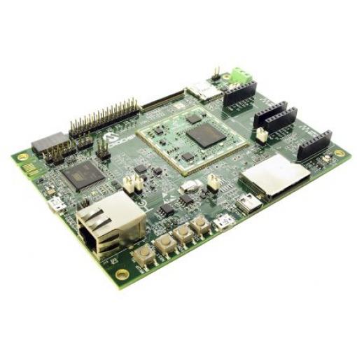Microchip Modul prototypu, SAMA5D27, Typ L, SoC ATSAMA5D27-SOM1-EK1, MPU, ARM Cortex A5, SAMA5D27 SOM1, Sada pro