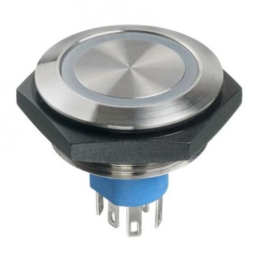 APEM Tlačítkový spínač, řada: AV IP67 SPST Panel Okamžité 30.2 mm 1 A 30 V dc