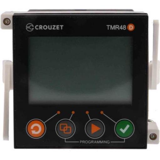 Crouzet Časovací relé, řada: Syr-Line Panel SPDT 1kontaktové 24 to 240 V dc 24 V ac Multifunkční funkce 8 kolíků