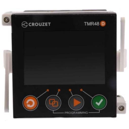 Crouzet Časovací relé, řada: Syr-Line Panel SPDT 1kontaktové 240 V dc 240 V ac, 24 V ac Multifunkční funkce 8 kolíků