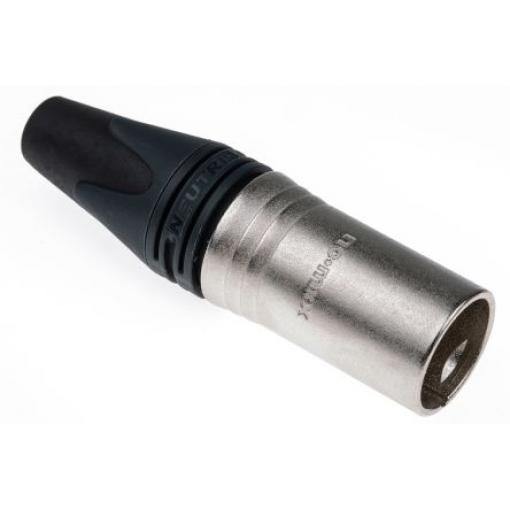 Neutrik Konektor XLR, počet kontaktů: 5, orientace těla: Rovný Vnější, pokovení: Stříbro přes nikl, Kabel, 50 V,