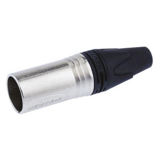 Neutrik Konektor XLR, počet kontaktů: 4, orientace těla: Rovný Vnější, pokovení: Stříbro přes nikl, Kabel, 50 V,