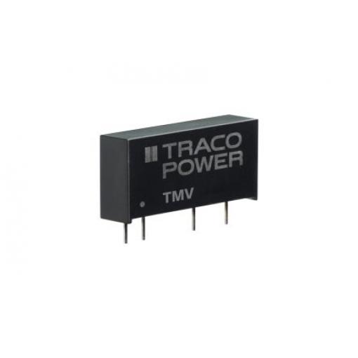 TRACOPOWER Měnič DC/DC TMV, výstup: 5 V dc 3 kV dc, Vin 12V dc 100 mA, Vin 0V 1 W -40 °C 85 °C Průchozí otvor