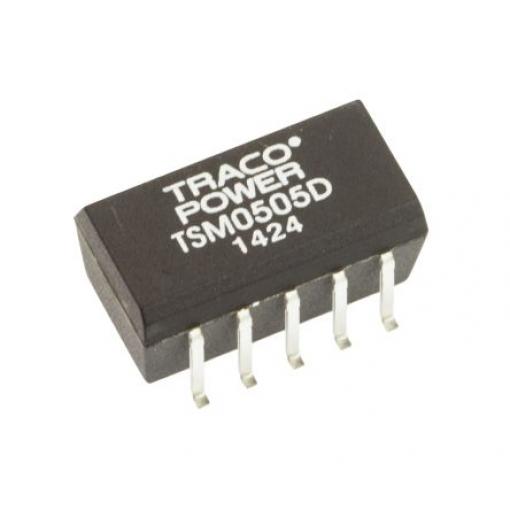 TRACOPOWER Měnič DC/DC TSM, výstup: 5 V dc 1 kV dc, Vin 5.5V dc 100 mA, Vin 4.5V 1 W -40 °C 85 °C Povrch