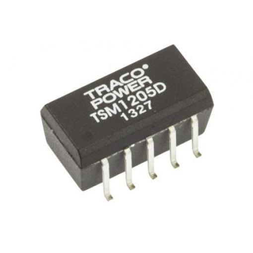 TRACOPOWER Měnič DC/DC TSM, výstup: 5 V dc 1 kV dc, Vin 13.2V dc 100 mA, Vin 10.8V 1 W -40 °C 85 °C Povrch