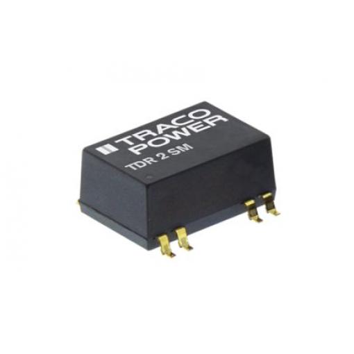 TRACOPOWER Měnič DC/DC TDR 2SM, výstup: 15 V 1.5 kV dc, Vin 18V 67 mA, Vin 9V dc 2 W -40 °C 85 °C Povrch