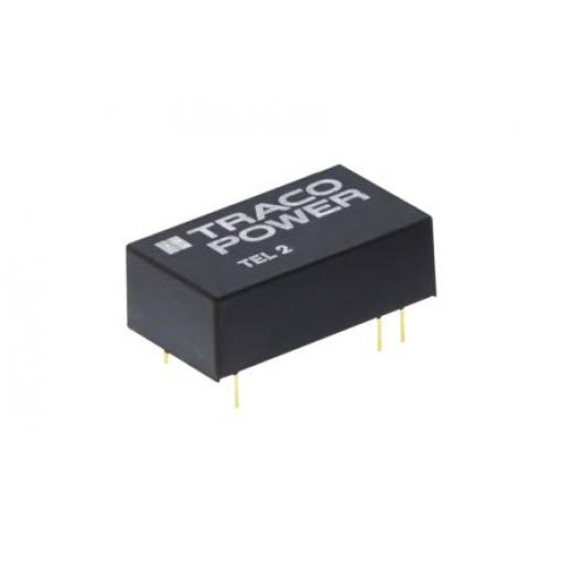 TRACOPOWER Měnič DC/DC TEL 2, výstup: 15 V dc 1.5 kV dc, Vin 36V dc 65 mA, Vin 18V 2 W -40 °C 80 °C Montáž na plošný