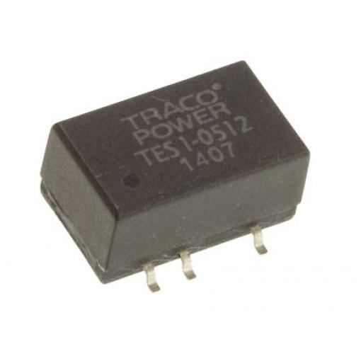 TRACOPOWER Měnič DC/DC TES 1, výstup: 12 V dc 1.5 kV dc, Vin 5.5V dc 84 mA, Vin 4.5V 1 W -40 °C 90 °C Povrch