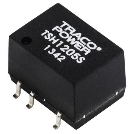 TRACOPOWER Měnič DC/DC TSH, výstup: 5 V dc 1 kV dc, Vin 12V dc 400 mA, Vin 10.8V 2 W -40 °C 85 °C Povrch
