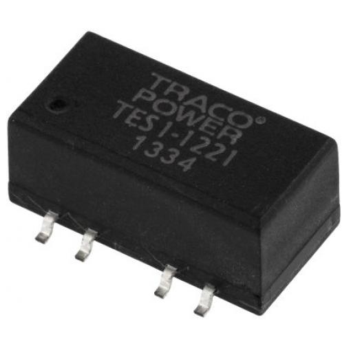 TRACOPOWER Měnič DC/DC TES 1, výstup: 5 V dc 1.5 kV dc, Vin 13.2V dc 100 mA, Vin 10.8V 1 W -40 °C 90 °C Povrch