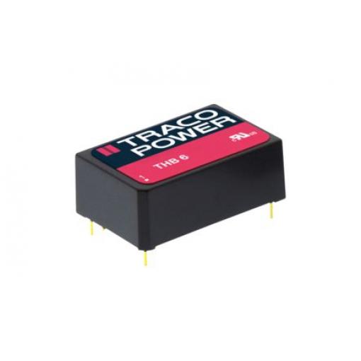 TRACOPOWER Měnič DC/DC THB 6, výstup: 12 V dc 4 kV dc, Vin 36V dc 500 mA, Vin 18V 6 W -40 °C 75 °C Průchozí otvor