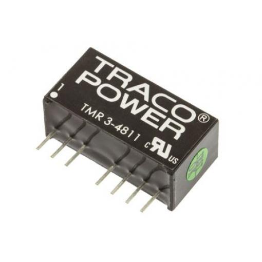 TRACOPOWER Měnič DC/DC TMR 3, výstup: 5 V dc 1.5 kV dc, Vin 75V dc 600 mA, Vin 36V 3 W -40 °C 85 °C Průchozí otvor