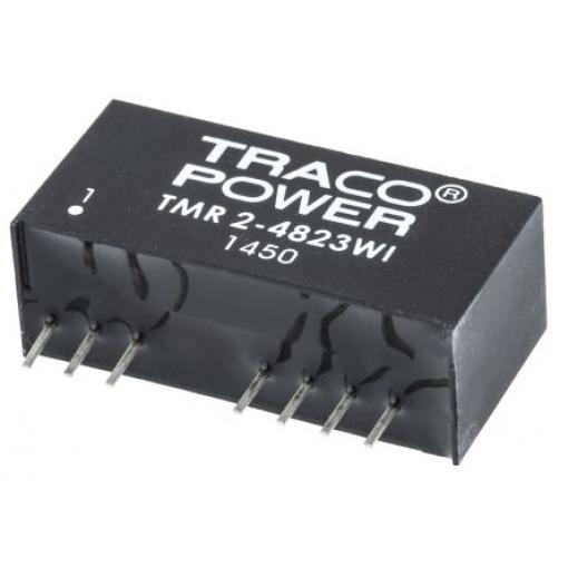 TRACOPOWER Měnič DC/DC TMR 2WI, výstup: 15 V dc 1.5 kV dc, Vin 75V dc 67 mA, Vin 18V 2 W -40 °C 85 °C Průchozí otvor