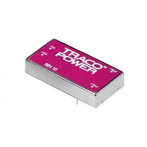 TRACOPOWER Měnič DC/DC TEN 10, výstup: 12 V dc 1.5 kV dc, Vin 36V dc 415 mA, Vin 18V 10 W -40 °C 85 °C Montáž na plošný