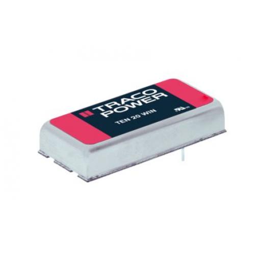 TRACOPOWER Měnič DC/DC TEN 20WIN, výstup: 3.3 V dc 1.5 kV dc, Vin 75V dc 5.5 A, Vin 18V 20 W -40 °C 85 °C Montáž na