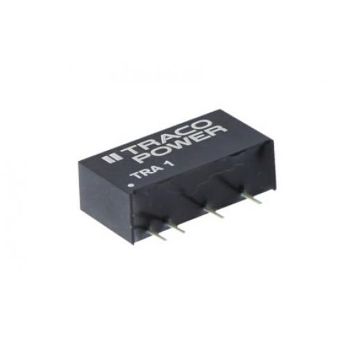 TRACOPOWER Měnič DC/DC TRA 1, výstup: 15 V dc 1 kV dc, Vin 13.2V dc 34 mA, Vin 10.8V 1 W -40 °C 95 °C Montáž na plošný
