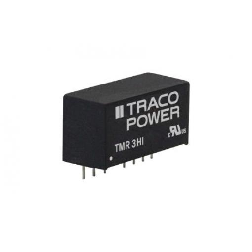 TRACOPOWER Měnič DC/DC TMR 3HI, výstup: 5 V dc 3 kV dc, Vin 36V dc 600 mA, Vin 18V 3 W -40 °C 85 °C Průchozí otvor