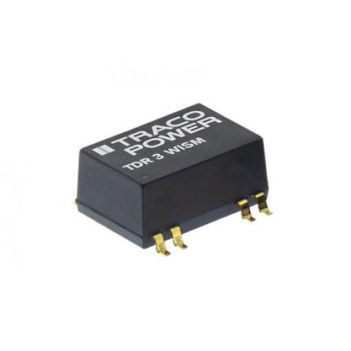TRACOPOWER Měnič DC/DC TDR 3WISM, výstup: 5 V dc 1.5 kV dc, Vin 75V dc 600 mA, Vin 18V 3 W -40 °C 85 °C Povrch