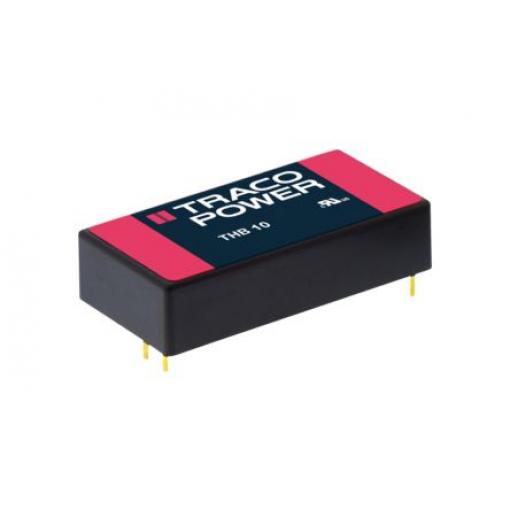 TRACOPOWER Měnič DC/DC THB 10, výstup: 12 V dc 4.2 kV ac, Vin 36V dc 835 mA, Vin 18V 10 W -40 °C 75 °C Montáž na plošný