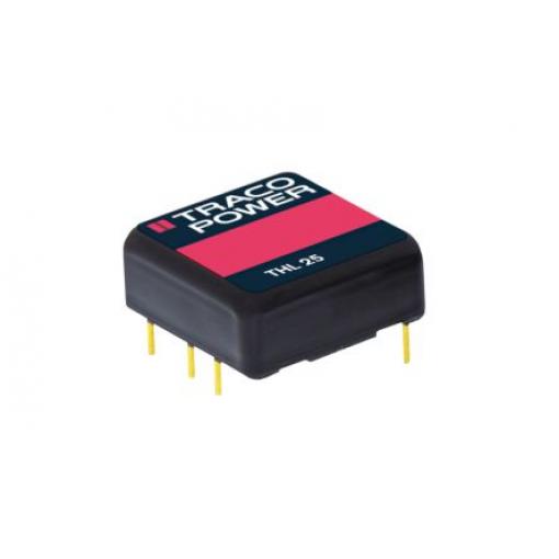 TRACOPOWER Měnič DC/DC THL 25, výstup: 12 V dc 1.5 kV dc, Vin 18V dc 2090 mA, Vin 9V 25 W -40 °C 80 °C Montáž na plošný