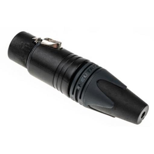 Neutrik Konektor XLR, počet kontaktů: 4, orientace těla: Rovný Vnitřní, pokovení: Stříbro přes nikl, Kabel, 50 V,