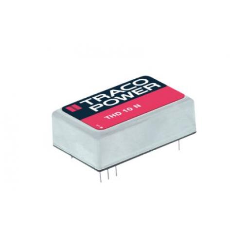 TRACOPOWER Měnič DC/DC THD 10N, výstup: 15 V dc 1.5 kV dc, Vin 75V dc 666 mA, Vin 36V 10 W -40 °C 85 °C Průchozí otvor
