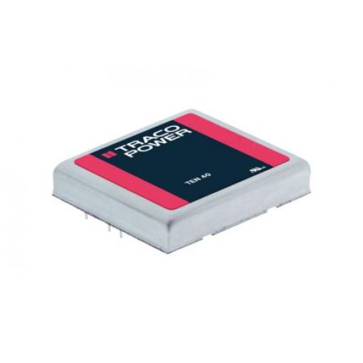 TRACOPOWER Měnič DC/DC TEN 40, výstup: 12 V dc 1.5 kV dc, Vin 36V dc 400 mA, Vin 18V 40 W -40 °C 75 °C Montáž na plošný