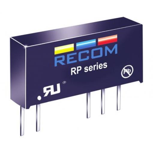 Recom Měnič DC/DC RP, výstup: 24 V dc 5.2 kV dc, Vin 5V dc 42 mA 1 W 90 °C 90 °C Průchozí otvor