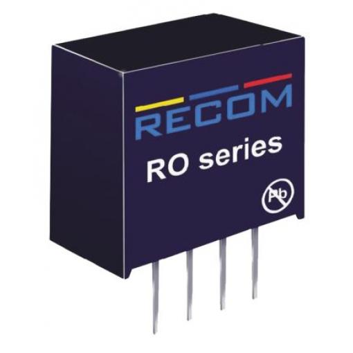 Recom Měnič DC/DC RO, výstup: 12 V dc 1 kV dc, Vin 12V dc 83 mA 1 W -40 °C 85 °C Průchozí otvor